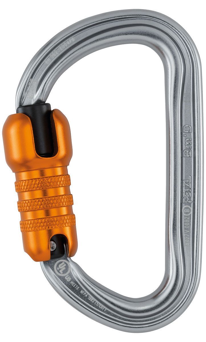 Mosquetones PETZL automático triple acción Bm'D Mosquetones PETZL automático triple acción Bm'D
