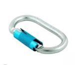 MOSQUETÓN ACERO OVAL STEEL AUTOMATICO WHITE ZINC ADUR FIXE - Imagen 2